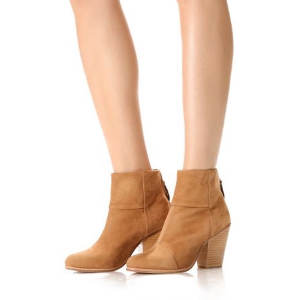 Rag & Bone Classic Newbury Western Stacked Heel Booties